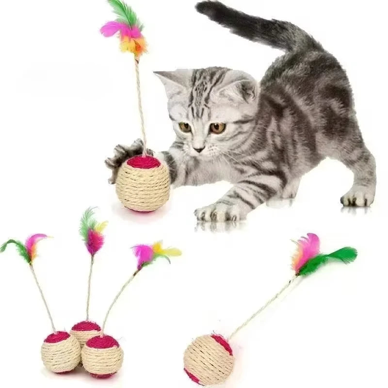 Interactive Scratching Cat Ball