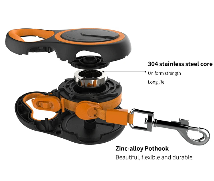 Pawry Retractable Dog Walking Leash