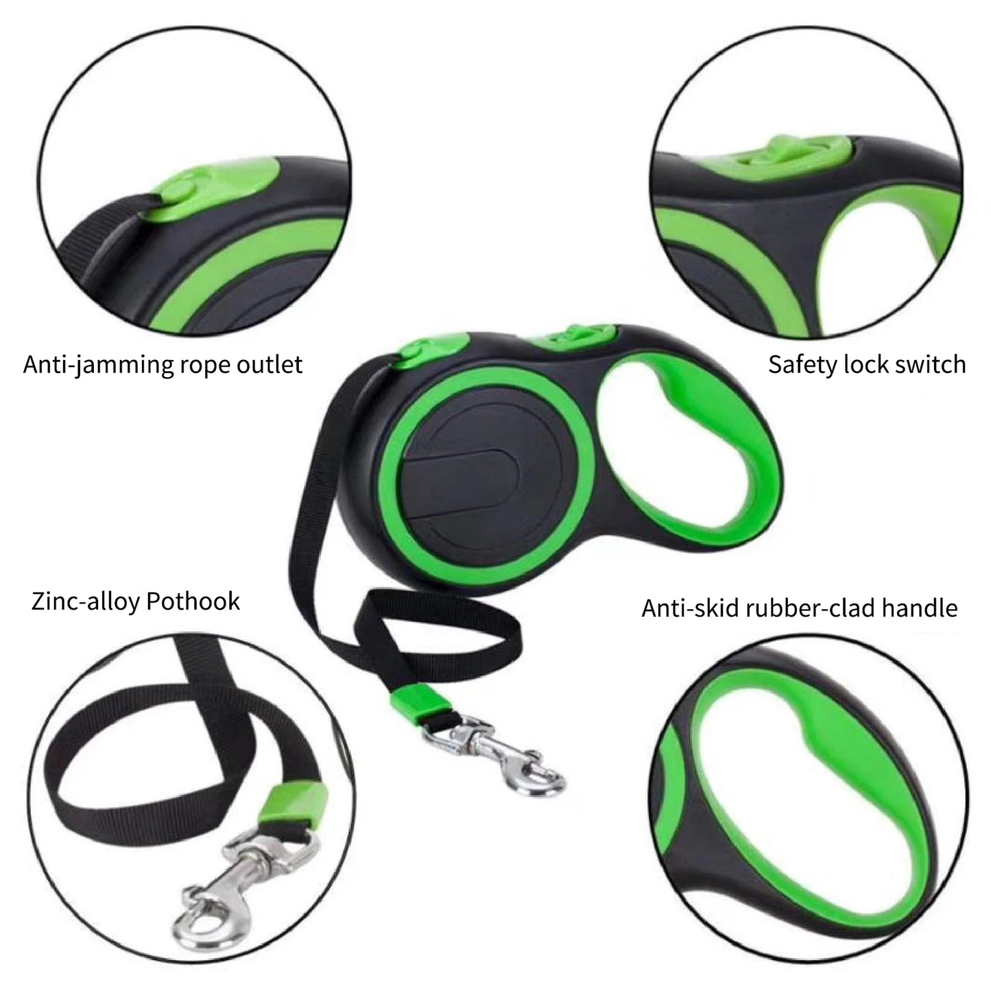 Pawry Retractable Dog Walking Leash