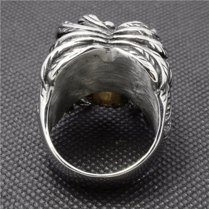 Angel of Death Skull Ring


"