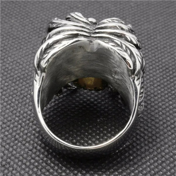 Angel of Death Skull Ring


"