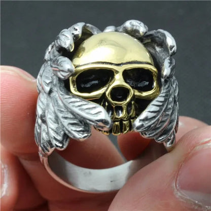 Angel of Death Skull Ring


"