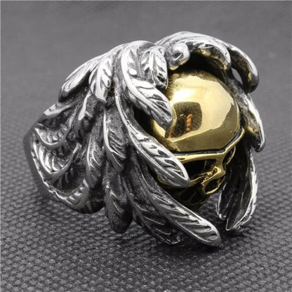 Angel of Death Skull Ring


"