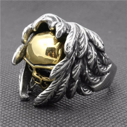 Angel of Death Skull Ring


"