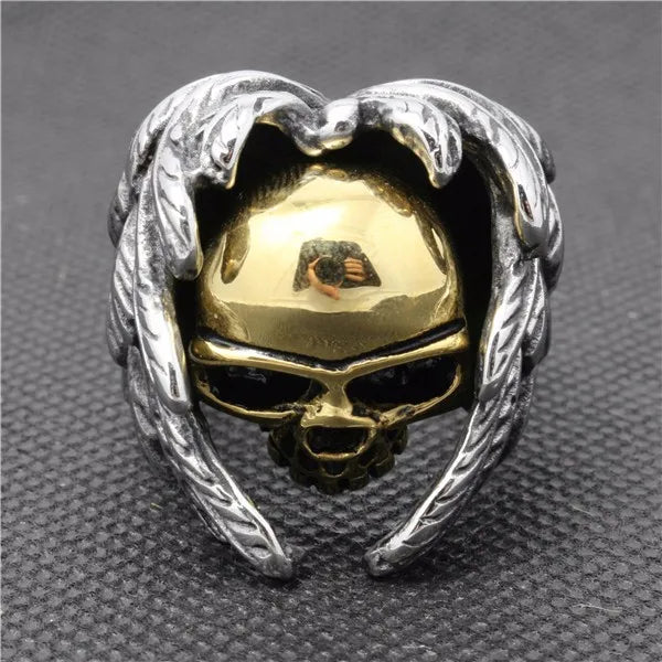 Angel of Death Skull Ring


"