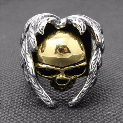 Angel of Death Skull Ring


"