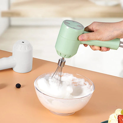 Wireless Portable Electric Food Mixer Hand Blender 3 Speeds High Power Dough Blender Egg Beater Baking Hand Mixer Kitchen Tools