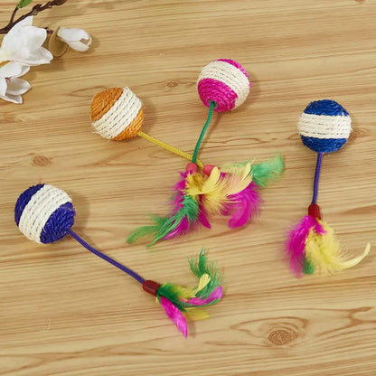 Interactive Scratching Cat Ball