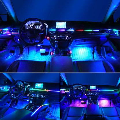 Auto LED RGB Ambient Rainbow Light Kits