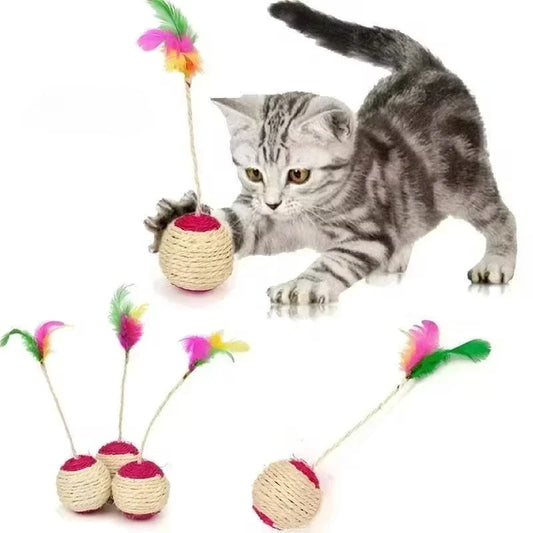 Interactive Scratching Cat Ball