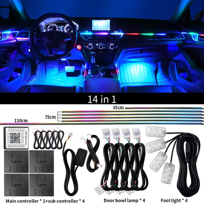 Auto LED RGB Ambient Rainbow Light Kits