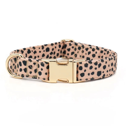 "Channing Cheetah Collar, Bow Tie/Bow, and Leash
"