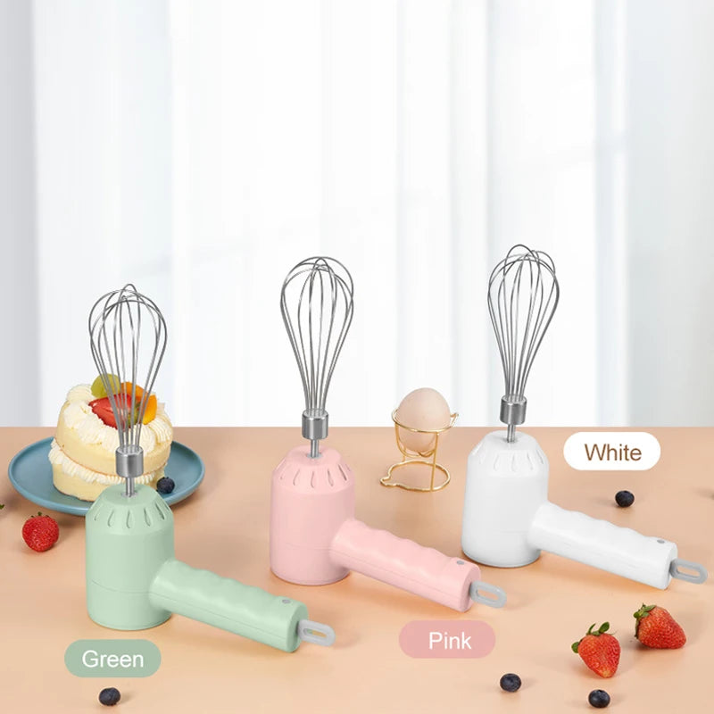 Wireless Portable Electric Food Mixer Hand Blender 3 Speeds High Power Dough Blender Egg Beater Baking Hand Mixer Kitchen Tools